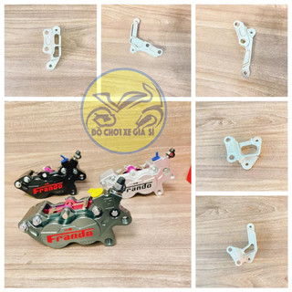  Heo Dầu Frando 4 Pis Màu Xám Bạc Đen + Pad CNC tất cả Các Dòng xe 
