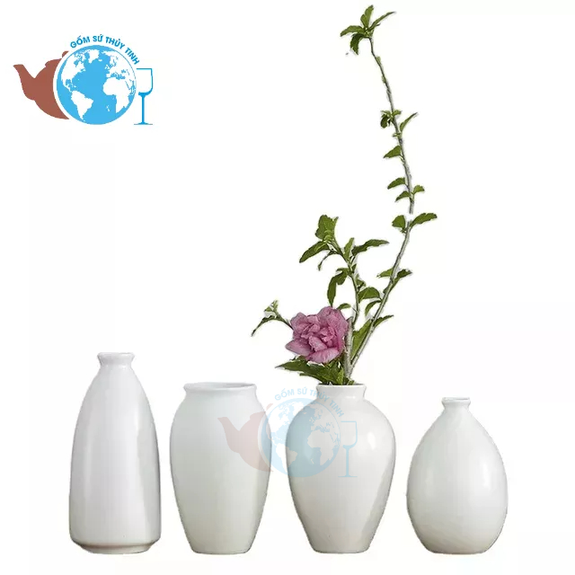 Lọ hoa sứ loại nhỏ cực xinh, bình sứ cắm hoa
