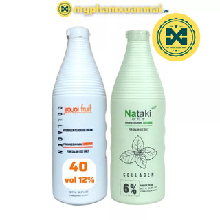 Oxy Trợ Nhuộm Tóc Nataki Jrouoi fruit 1000ml giảm sót da đầu