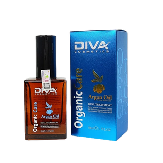 Tinh dầu dưỡng tóc Diva Argan phục hồi 50ml mẫu mới màu xanh