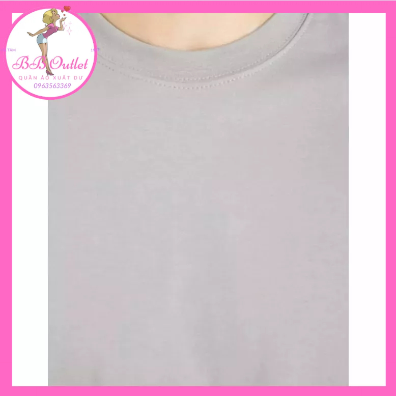 Áo phông / áo thun cotton  nam màu trơn xuất khẩu - có bigsize