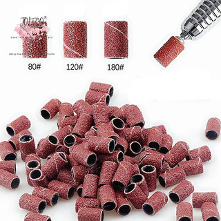 Đầu dũa giấy mài nhám móng 80/120/180 - đầu dũa giấy mài nhám móng 80/120/180 .