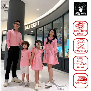 Combo Gia Đình Fig Tree màu hồng ngọt ngào siêu cute thương hiệu Fig Tree
