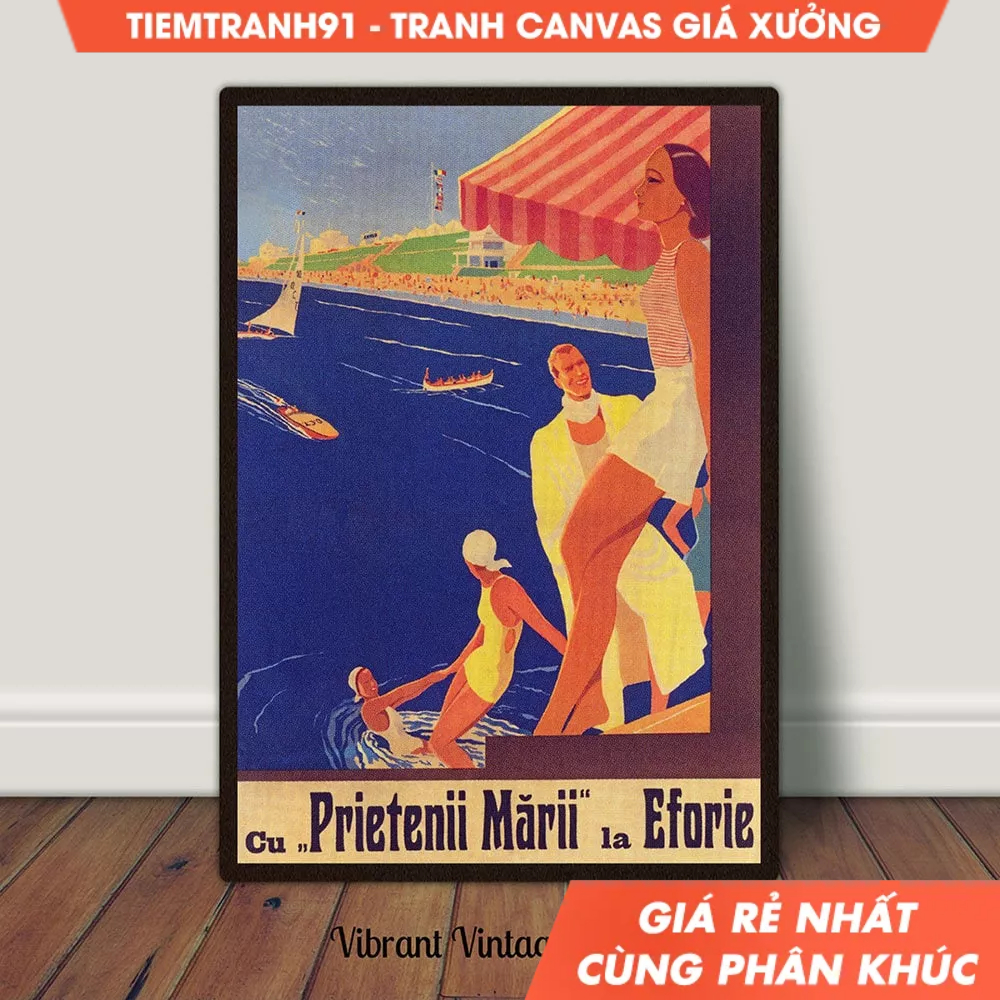 Tranh treo tường, Romania Wall Art, Vintage Wall Art, Summer Wall Art, Colorful Wall Art, Romania, t