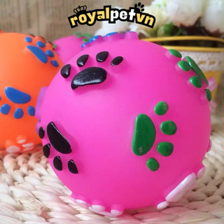 BÓNG CAO SU TỰ NHIÊN CHO CHÓ MÈO CHƠI