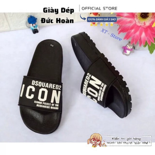 Dép nam, dép nam quai ngang, dép icon dép đế cứng đế độn chiều cao