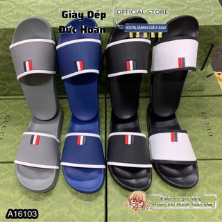 Dép lê nam quai ngang thom browne phối viền trắng cực đẹp