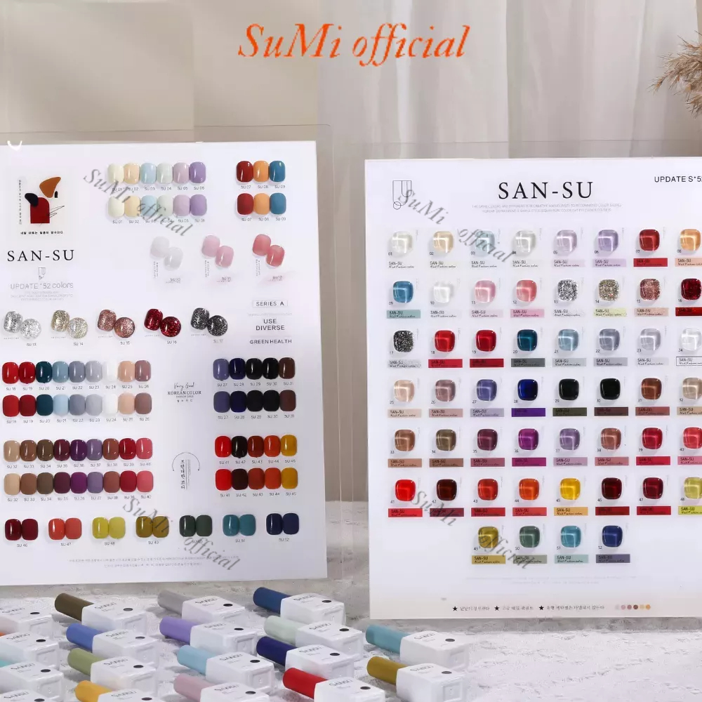 Sét sơn gel sannsu 52 màu cao cấp