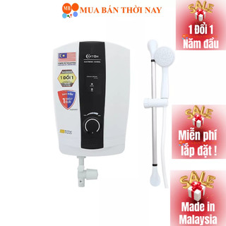 Máy nước nóng trực tiếp Centon 4500W WH8338E (Không Bơm) WH8338ESP (Có Bơm siêu êm) EMC