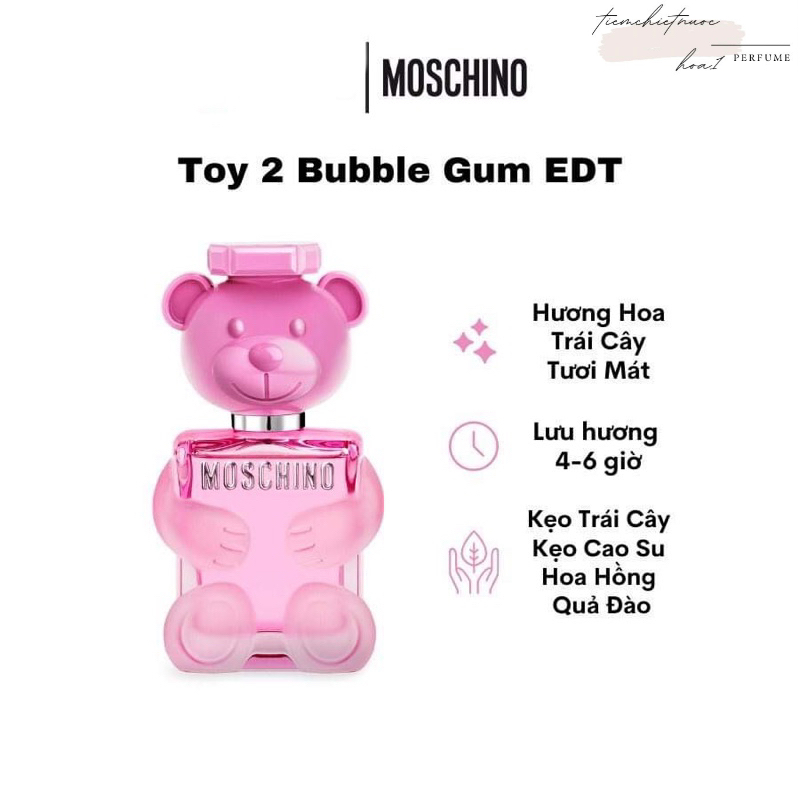 Nước Hoa Nữ Moschino Toy 2 Bubble Gum Edt 10ml (dạng mẫu thử )