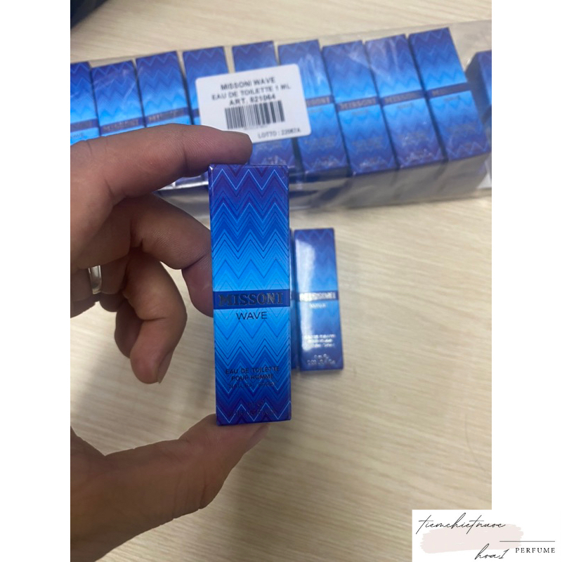 Nước Hoa Nam Missoni Wave Pour Homme edt 1ml.Vial (dạng xịt)