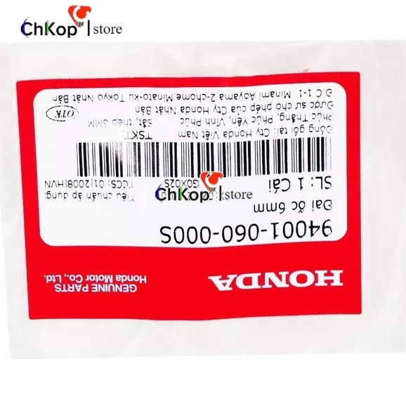 Ðai ốc HONDA 6mm dùng chung nhiều xe  - Chi Tiết ốc Xe Máy Honda