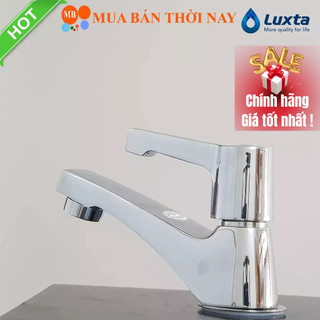 Vòi lavabo Lạnh Luxta L1108T1, vòi gạt chậu rửa tay Lạnh, Bảo hành 03 năm chính hãng