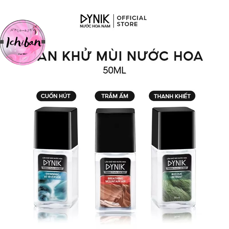 (3 MÙI) Lăn Khử Mùi Nước Hoa Nam Dynik 50ml