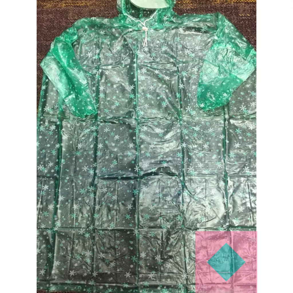 Aó mưa dạng bít trùm vải nhựa PVC dẻo không thấm nước dài 1m2