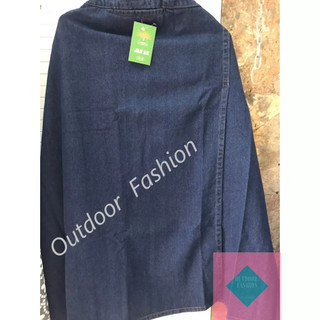 Váy chống nắng vải jean trơn xẻ tà Siêu Dày Cao Cấp(CÓ NHIỀU MÀU) dành cho người từ 50 kg đến 75 kg