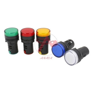 Đèn Báo Tủ Điện 220V Phi 22mm Các Màu