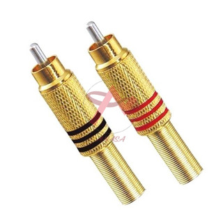 Jack Hoa Sen Mạ Vàng - Jack RCA AV Bắt Vít