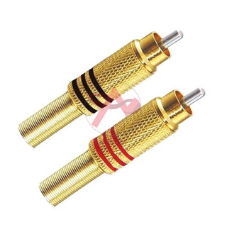 Jack Hoa Sen Mạ Vàng - Jack RCA AV Bắt Vít