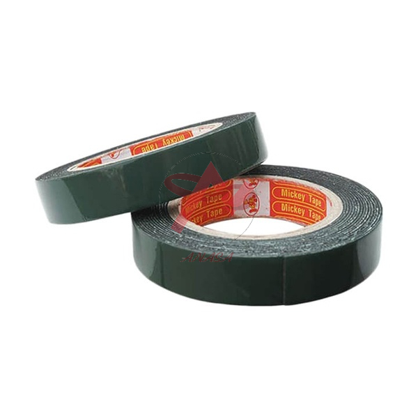 Băng Dính Xốp 2 Mặt Siêu Dính Màu Xanh
