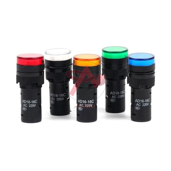Đèn Báo Tủ Điện 220VAC Phi 16mm