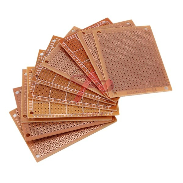 PCB Đục Lỗ 9x15cm 1 Mặt Phủ Vàng Loại Thường