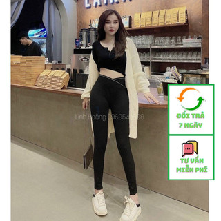 Quần legging nữ quảng châu -quần nữ cao cấp-chất UMI loại 1-T-Fhashion Shop N5