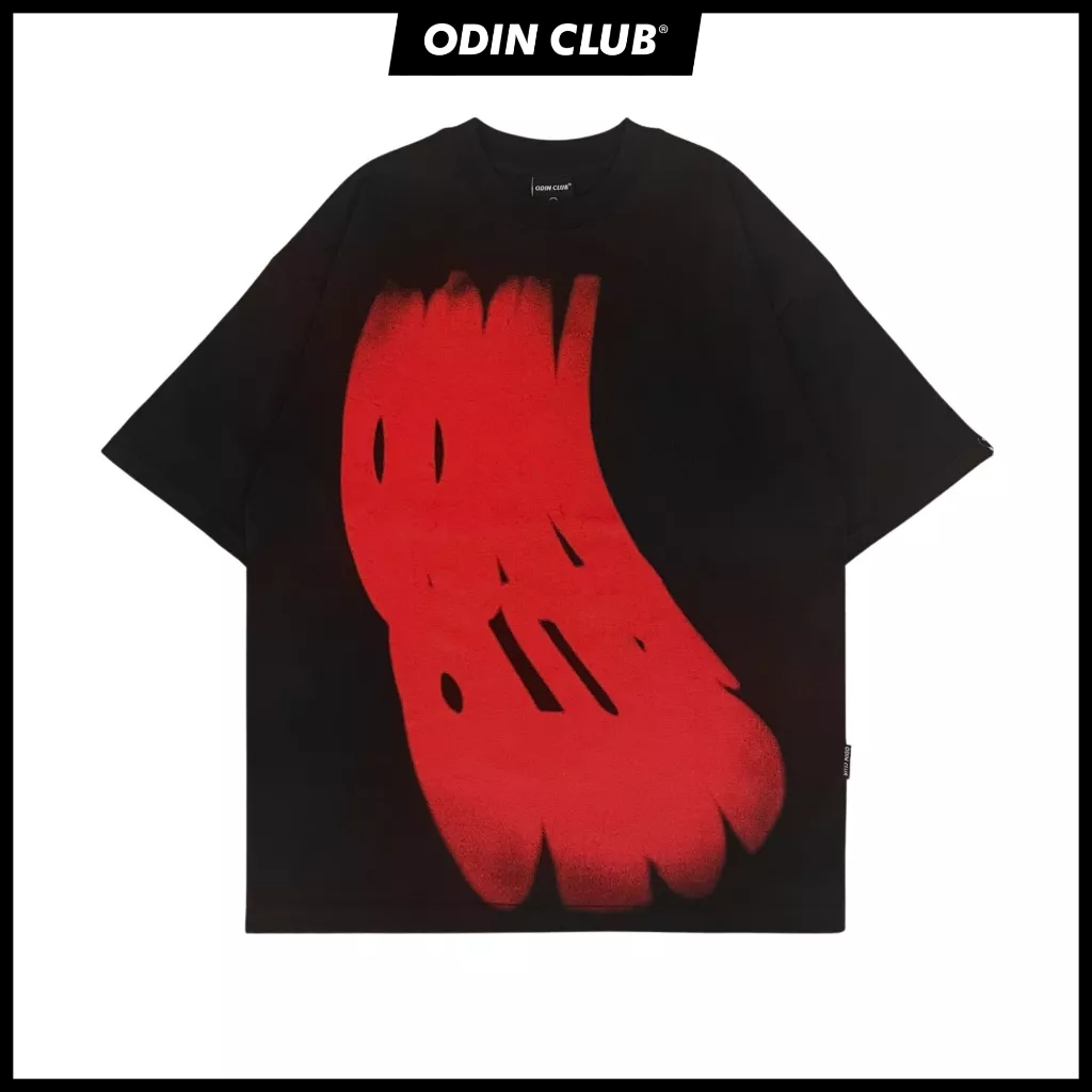 Áo thun oversize Red Shadow ODIN CLUB, Áo phông chất liệu 100% cotton co giãn 2 chiều, Local Brand ODIN CLUB