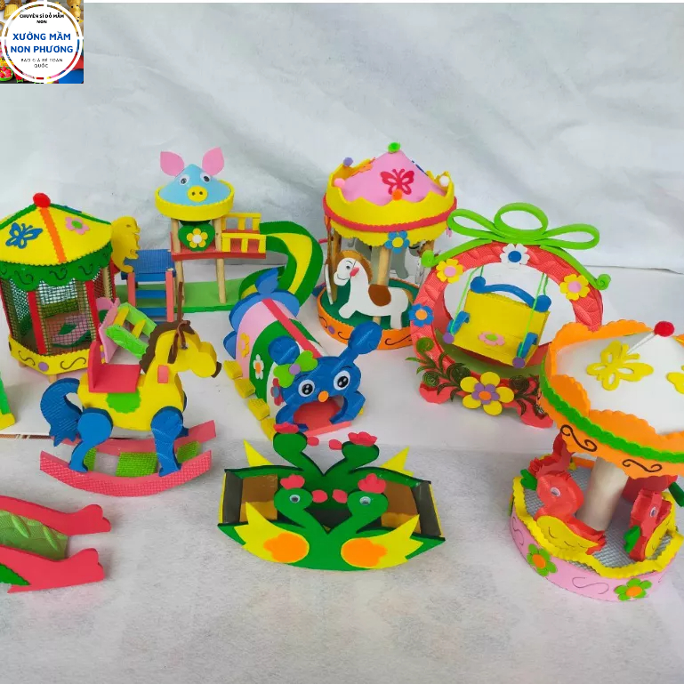 Chủ điểm trang trí - Bộ 10 món đồ chơi trang trí cho bé mầm non đẹp