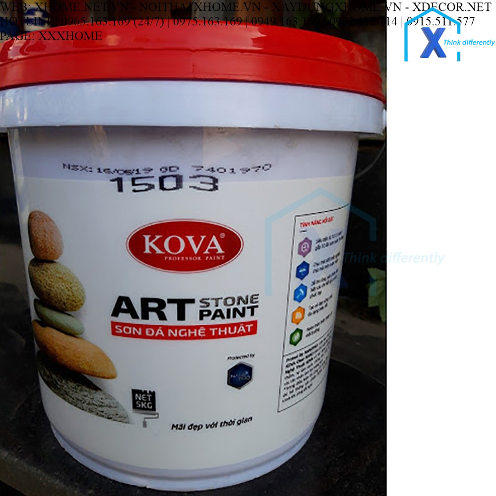 X HOME - S HOME - KOVA Hà Nội Sơn giả đá KSP💥NHẬN HÀNG TẠI NHÀ MÁY💥Giao hàng Toàn quốc - Chiết khấu 