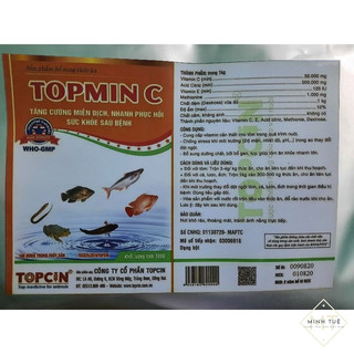 TOPMIN C vitamin Tăng cường miễn dịch cho tôm cá Gói 500gr