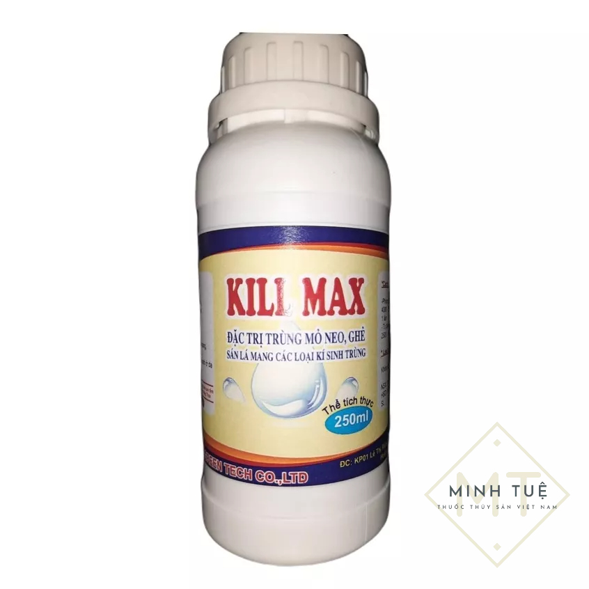 KILLMAX Xử Lý Trùng Mỏ Neo, Ghẻ, Kí Sinh Trùng Trong Ao Nuôi Chai 250ml