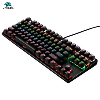 Bàn phím cơ Gaming Leaven K550 Blue Switch TKL 87 phím, LED RGB, chống nước, Bảo hành 1 năm