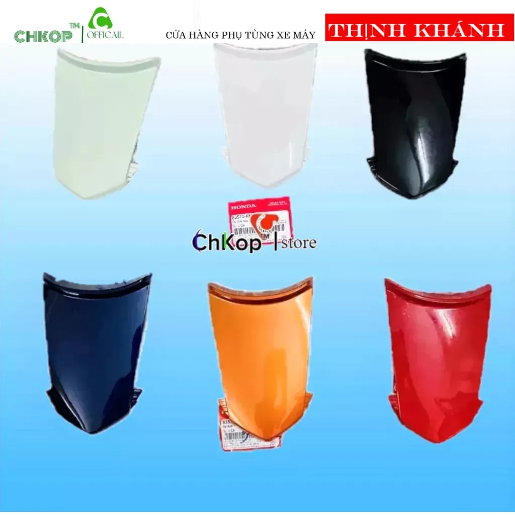 ( Chính Hãng ) Ốp đuôi mu rùa Wave 110 A 110 2017-2021+ tấm nối đuôi sau wave cá 110 alpha zin Honda (đủ mầu tùy chọn)