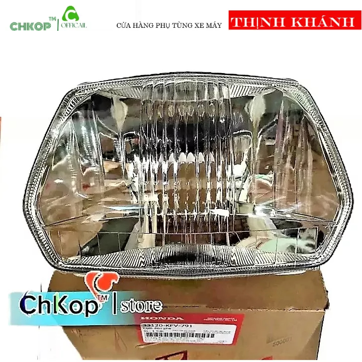 ( Chính Hãng ) Pha chóa đèn xe Super Dream đầu lồi zin honda chính hãng