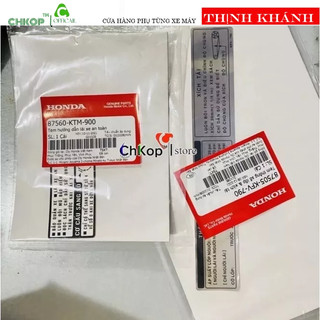 Tem Thông Số Tem Gáy Tem Hộp Xích Honda Dream Wave honda