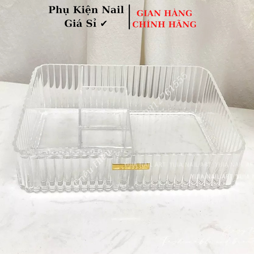 Khay meka đựng dụng cụ có lỗ cắm đầu mài