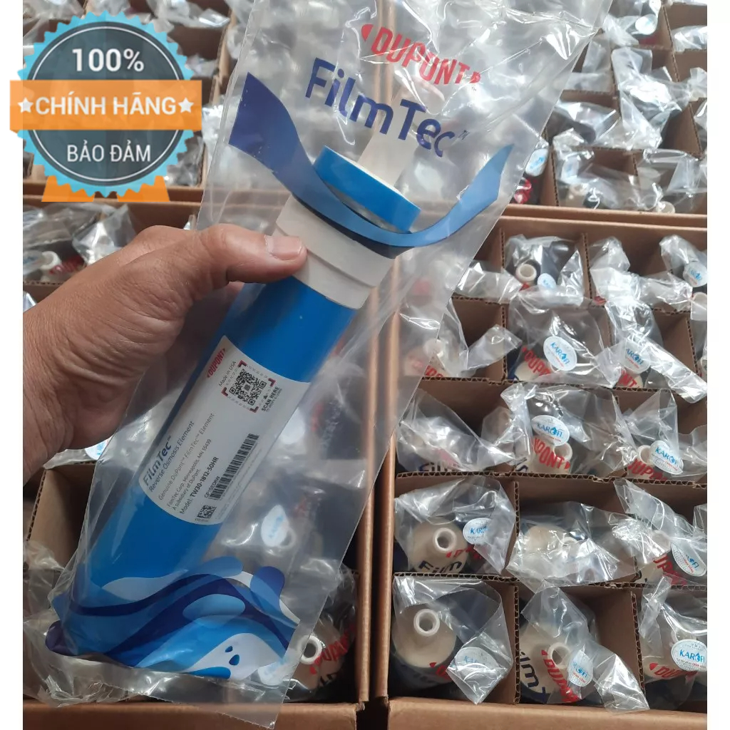 Sản Phẩm Chính Hãng Màng RO TW30-1812-50HR Dupont Full Vat Hỗ Trợ Công TY