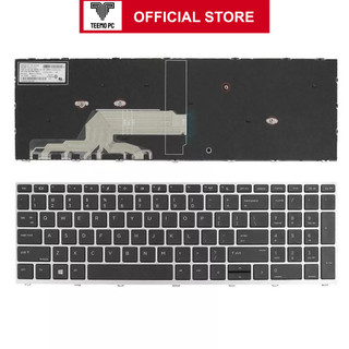 Bàn phím cho laptop hp probook 450 g5 455 g5 470 g5 - hàng zin new seal teemo pc key1017