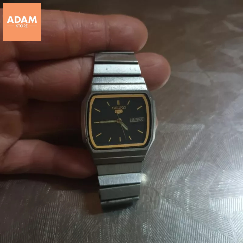 Đồng hồ seiko 5 mini mặt vuông siêu cổ