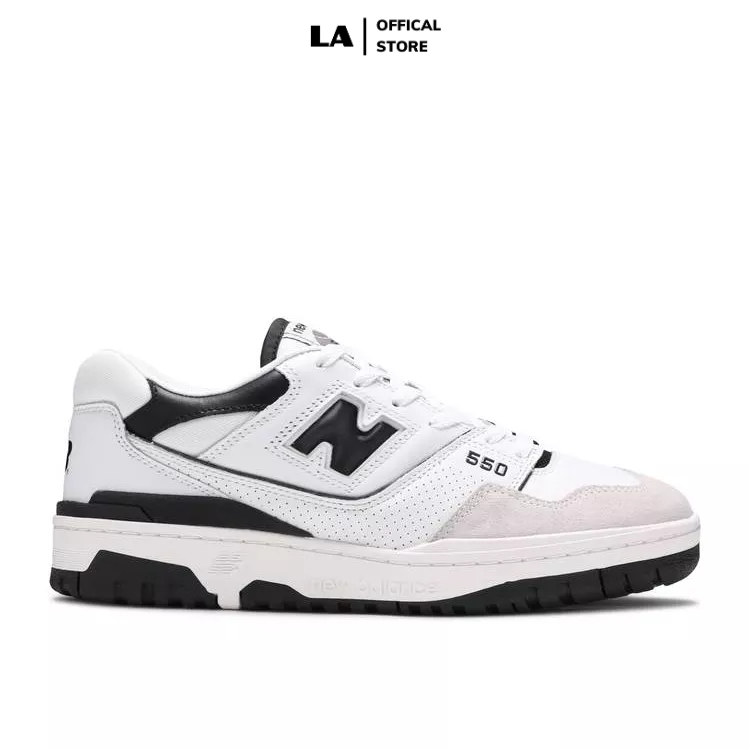 Giày New Balance 550 White Black, Giày Thể Thao NB 550 Đen Trắng Cao Cấp Cổ Thấp Siêu Hot Full Box Bill
