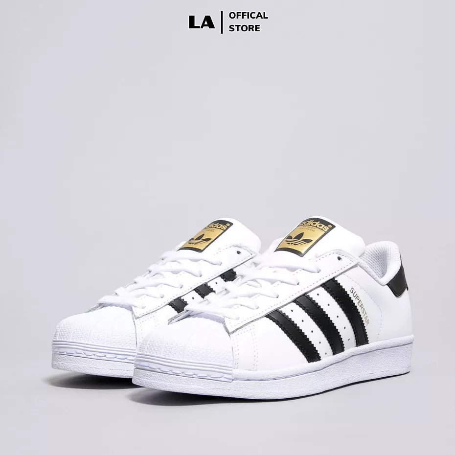 Giày Adidas Superstar White Black - Giày thể thao Adidas Sò Đen Trắng Bản Classic Cực Xinh Full Box Bill