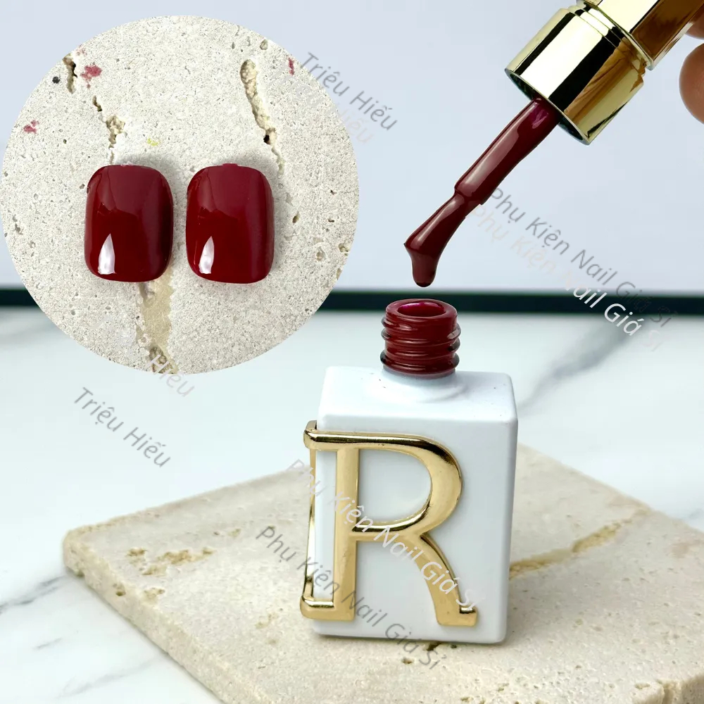 Sơn gel màu đỏ đô CR cao cấp