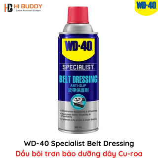 Chai Xịt Bảo Dưỡng Dây Cua-roa WD-40 Belt Dressing 360ml | HIBUSHOP