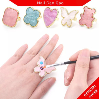 Nhẫn đựng sơn, pha sơn gel làm nail vẽ móng