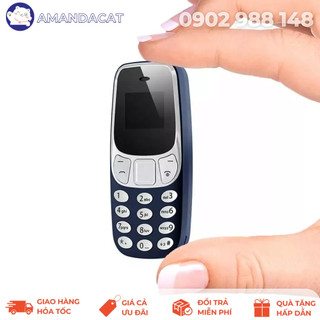 Điện thoại mini l8star bm10 pin 300mah 2 sim 2 sóng, sạc usb, màn lcd, kết nối bluetooth mp3/mp4