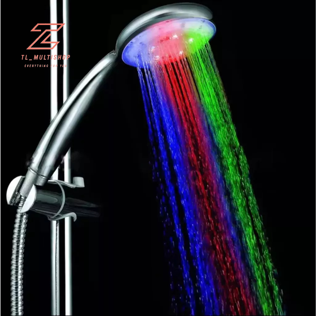 Vòi Sen Tắm Có Led Phát Sáng Thay Đổi 7 Màu Tự Động