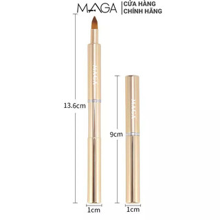Cọ tôi màu môi MAGA Round retractable brush gold