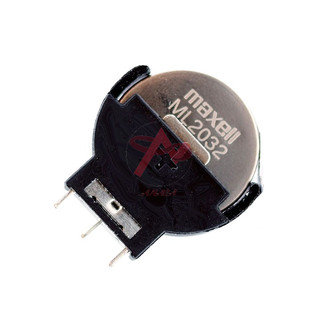 Đế pin cúc áo cr2032 chân cắm 90°, đế pin cr1220