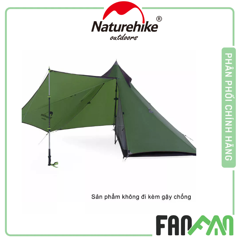 Lều Bushcraft siêu nhẹ 1 người Naturehike NH17T030-L